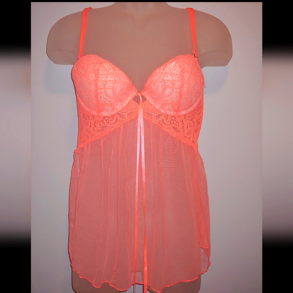 Victoria's Secret bra babydoll chemise size 36B